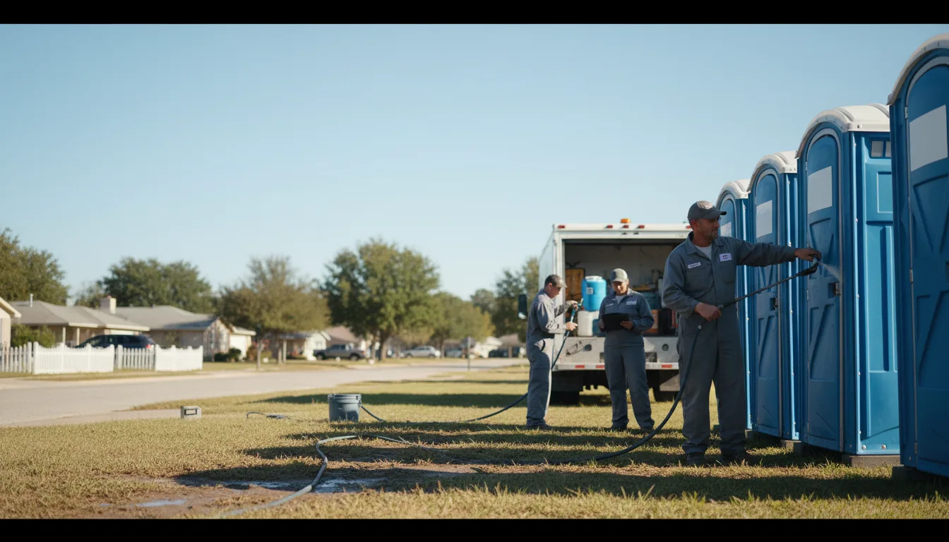 Long-Term Portable Toilet Rental in Dryden, TX near me